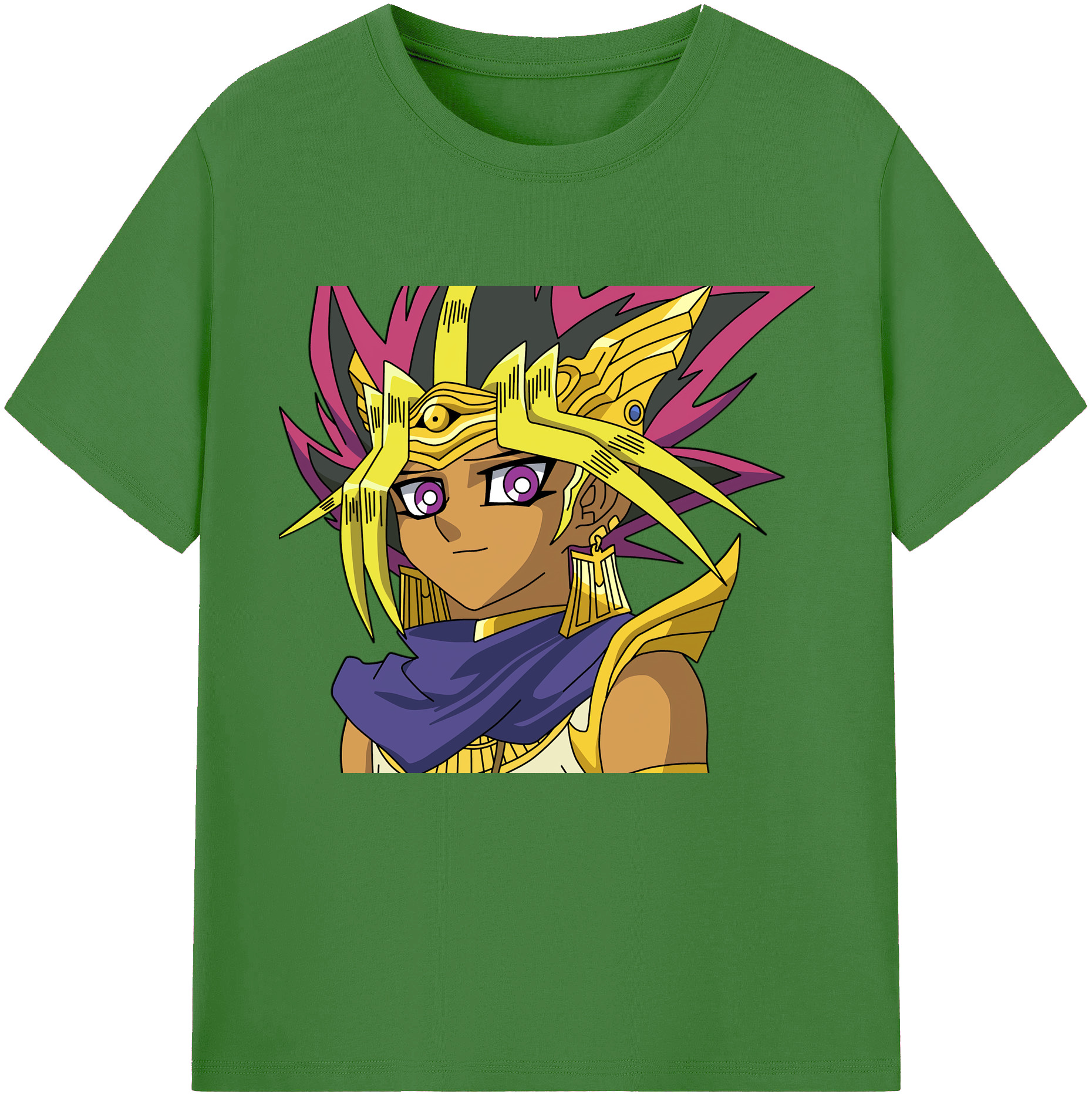 （画像用） 遊☆戯☆王 Yu-Gi-Oh! レディースカジュアルプリントTシャツ（綿100％）